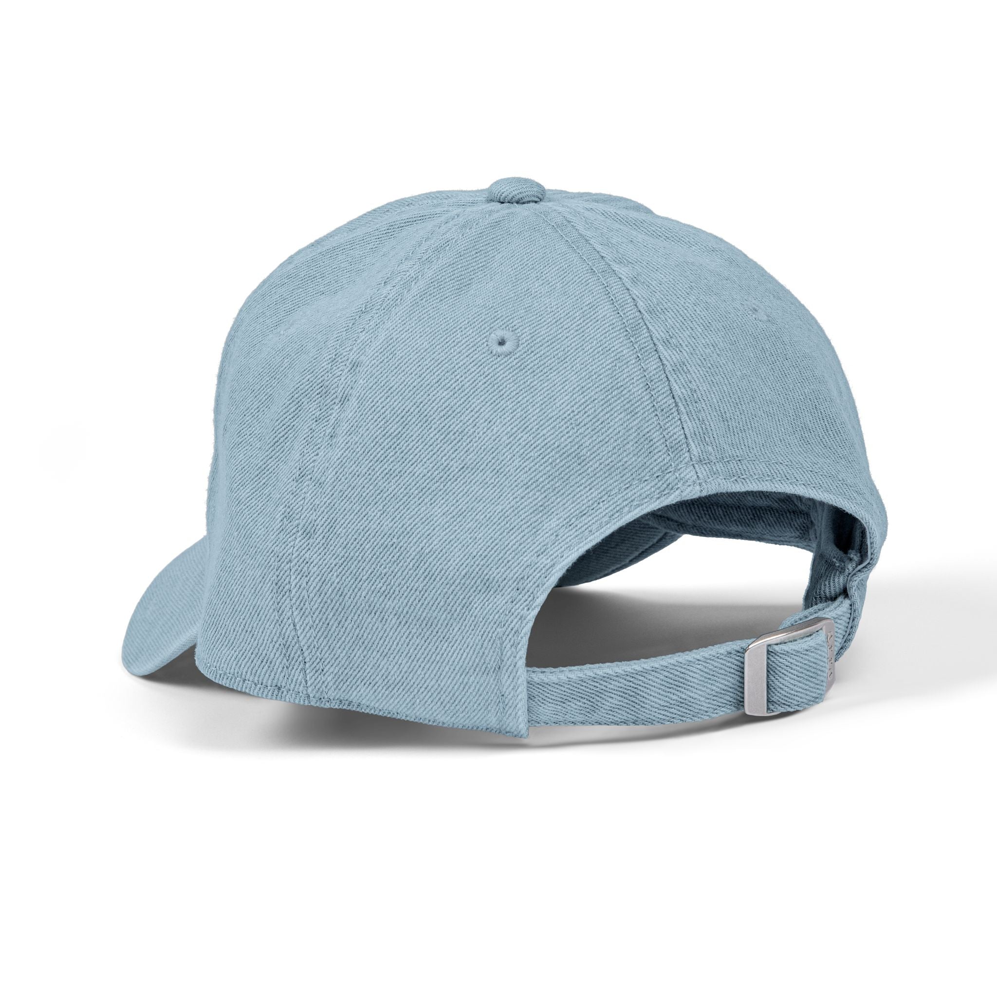 Bookish Denim Hat — Embroidered Light Blue Baseball Cap for Readers