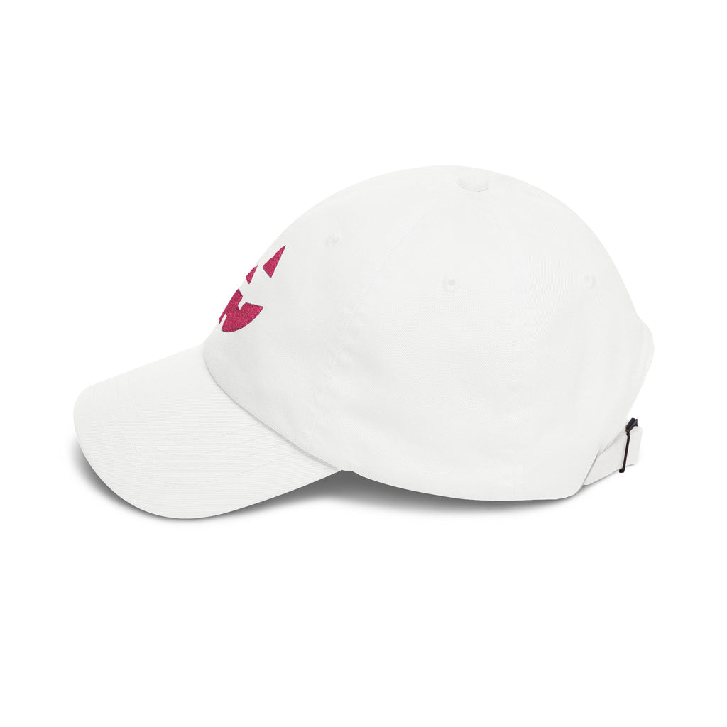 Dad Cap — Pink Jack-O’-Lantern Embroidered Halloween Baseball Hat