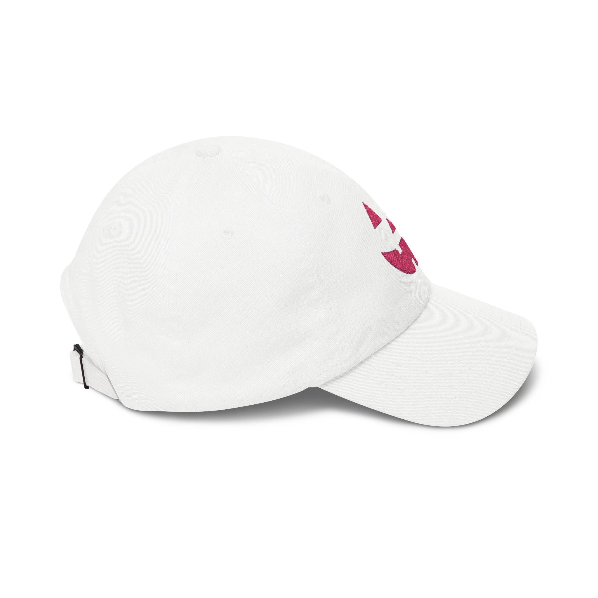 Dad Cap — Pink Jack-O’-Lantern Embroidered Halloween Baseball Hat