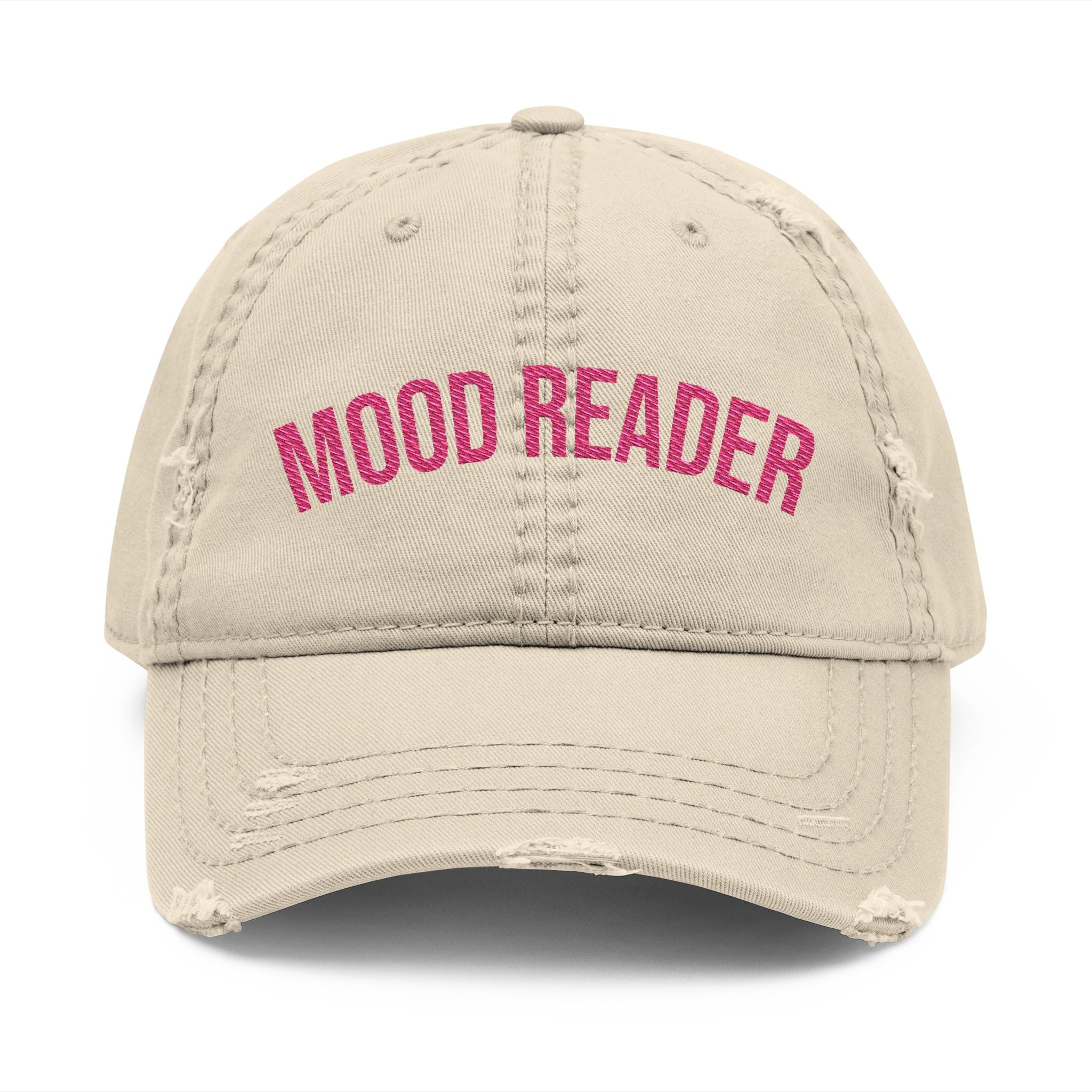 Mood Reader Embroidered Distressed Dad Hat