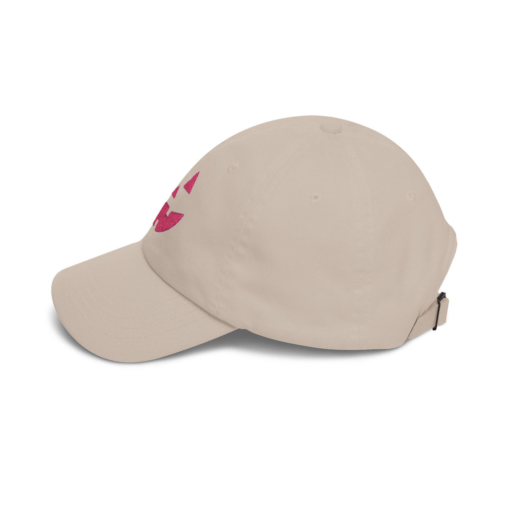 Dad Cap — Pink Jack-O’-Lantern Embroidered Halloween Baseball Hat