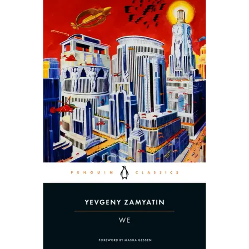 We book cover with futuristic city